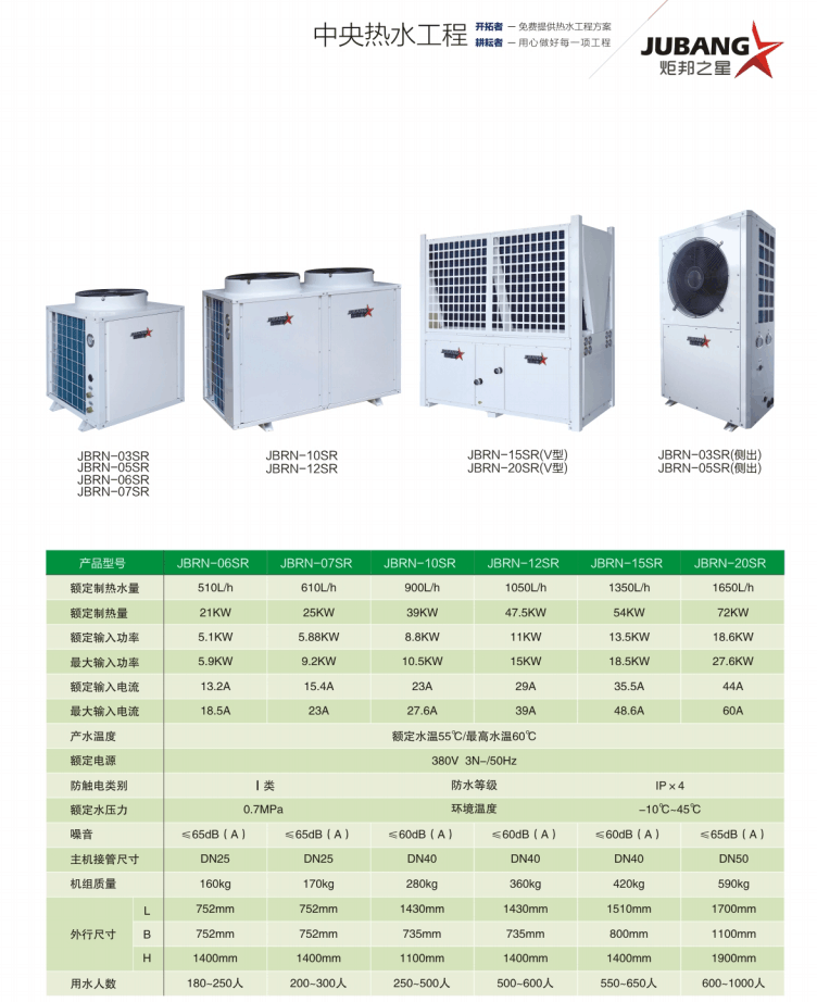 空气源热泵热水器